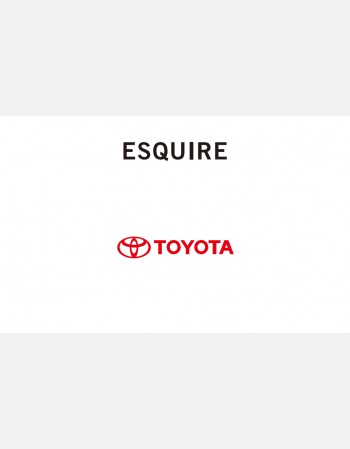 toyota esquire 2017-2018 owners manual in english